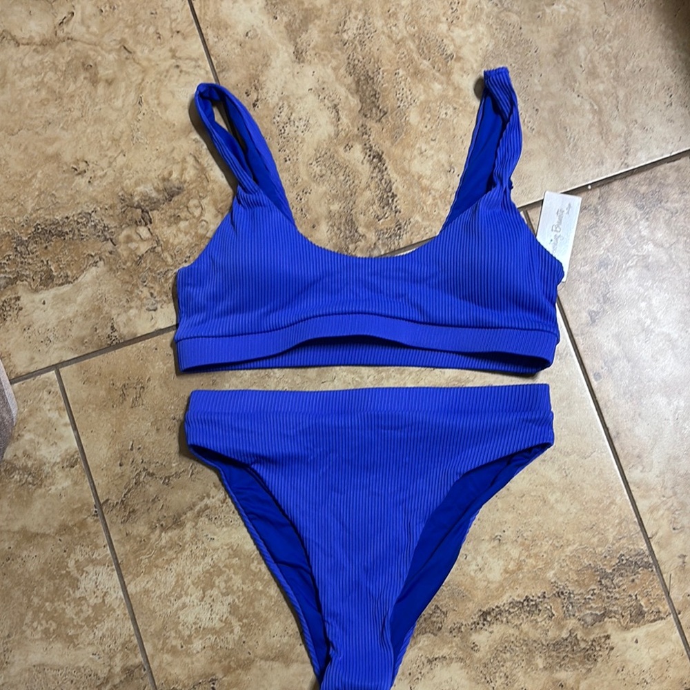 Vibrant Blue Bikini Set